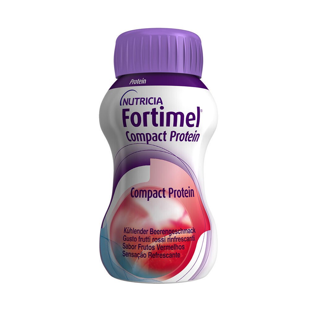 Fortimel Compact Protein Frutos Vermelhos 4x125ml